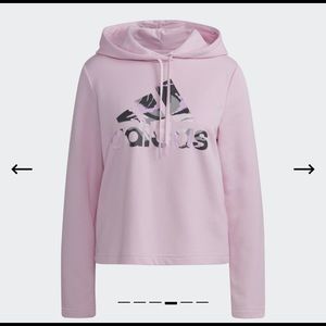 NWT Adidas Essentials Camo logo hoodie